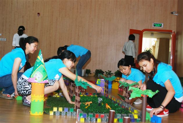 棠外实验幼稚园建构游戏的实施与指导现场教研活动