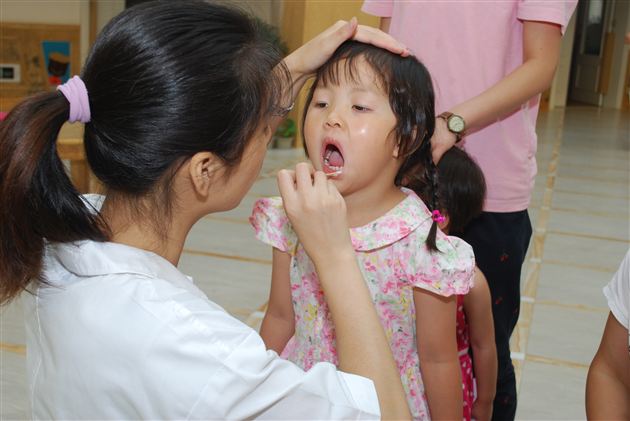 棠外实验幼儿园进行幼儿年度体检