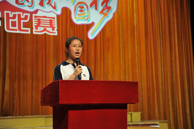 梦诵读弟子规记棠中外语学校开展初2012级学生中国梦主题教育演讲比赛