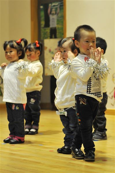 棠外实验幼稚园举行2014年春期第二届周末babyshow展演活动