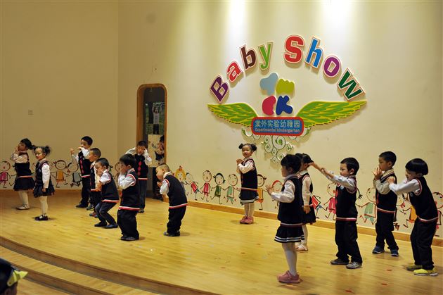 棠外实验幼稚园举行2014年春期第二届周末babyshow展演活动