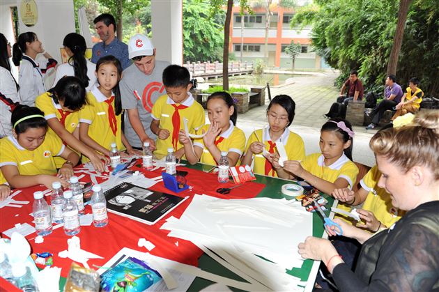 Sichuan-Christchurch Education Festival棠外附小学生参加“四川－基督城教育节”教育交流活动