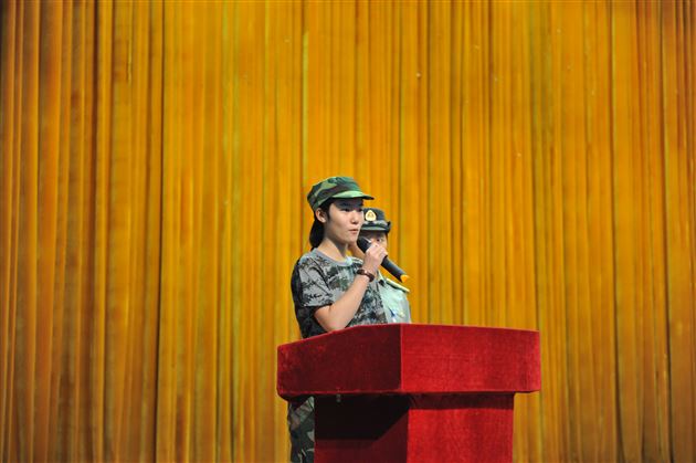 “精神的铸炼，灵魂的升华”——记棠外高2015级新生军训