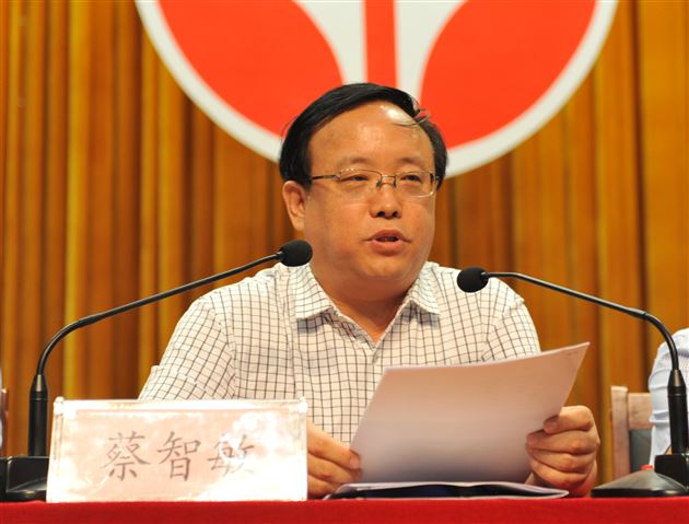 语文报社社长兼总编辑、此次大赛评委会主任蔡智敏