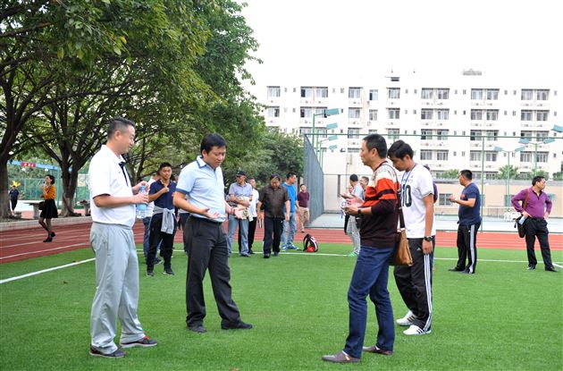 中国足协携各省市足协代表团来访棠外