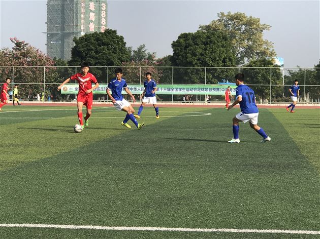 棠外男足代表四川挺进全国中学生运动会足球决赛圈