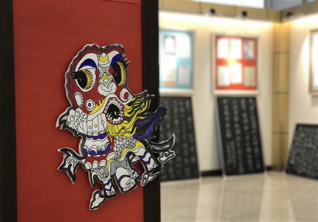 棠外2017年校园艺术节学生书画作品展隆重开幕