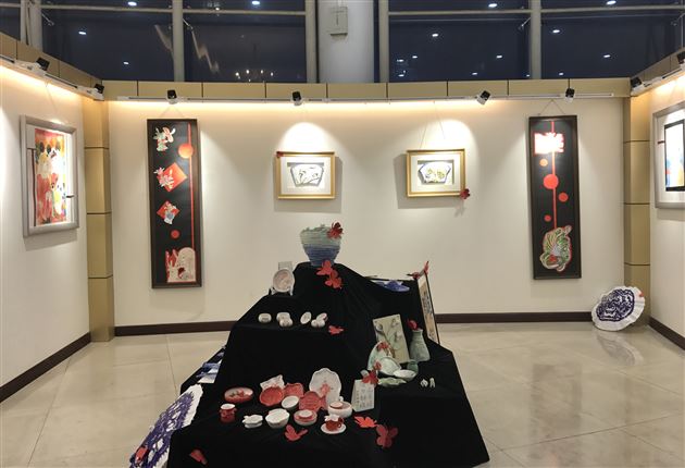 棠外2017年校园艺术节学生书画作品展隆重开幕