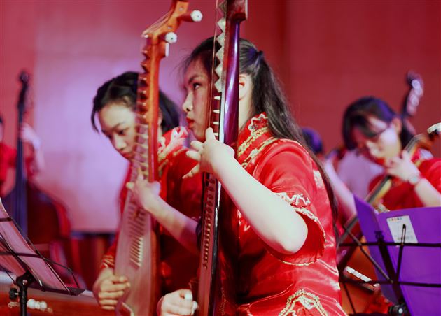 引商刻羽金声玉振——棠外民乐团参加双流区艺术节器乐合奏比赛荣获中学组第一名