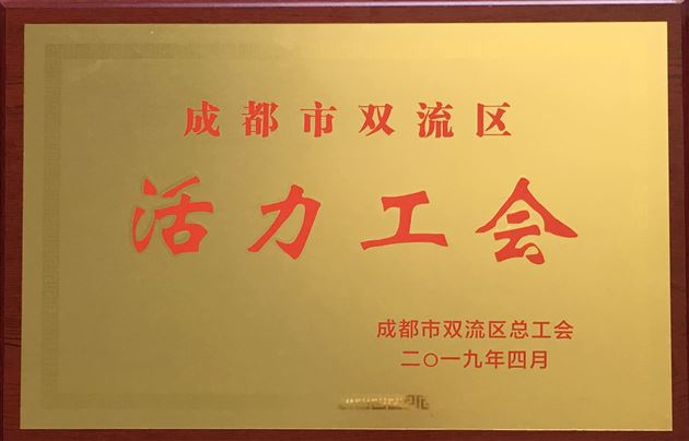 成都棠湖外国语学校工会委员会被双流区总工会授予“活力工会”荣誉称号