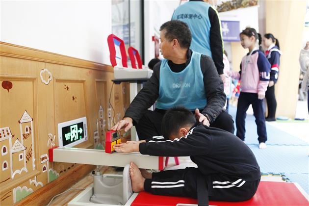棠外实验幼儿园参与国家体育总局第五次国民体质监测工作