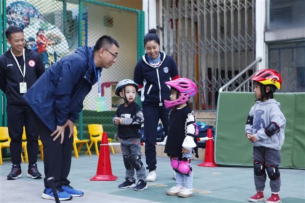 棠外实验幼儿园接受国家体育总局幼儿体育调研
