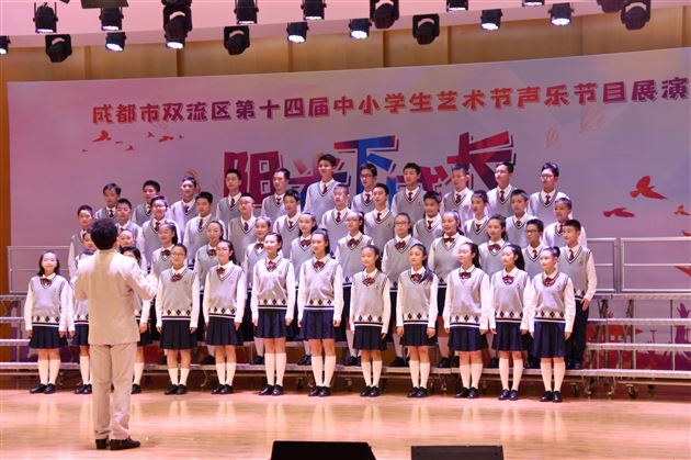 棠外在双流区第十四届艺术节（中学组）比赛中获佳绩