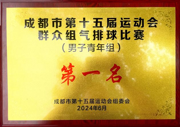 双流区勇夺成都市第十五届群众气排球赛冠军