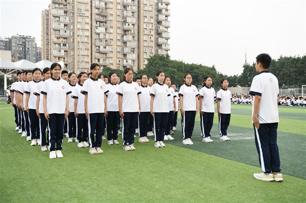 立规养矩塑习惯 队列队形展风采——棠外初2024级开展队列队形班级展示活动