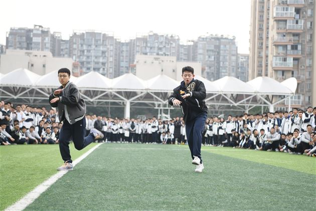 未见料峭寒冬影 却看青春放光华——记棠外高中第十一届冬季集体项目运动会 