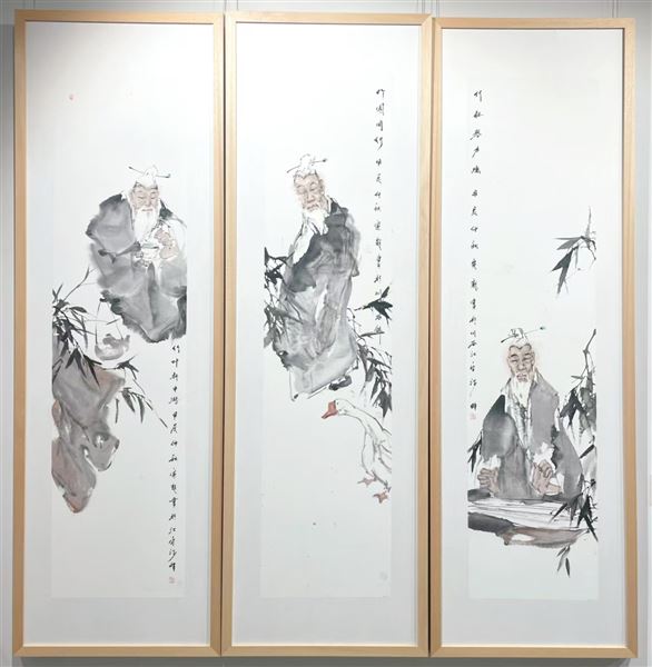 双流风采 人物画卷——记棠外王宪龙老师水墨人物画联展
