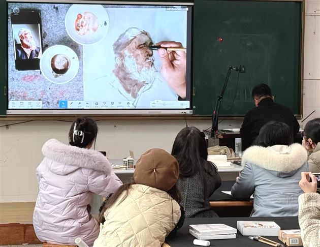 水墨传薪续华章，丹青溢彩绘新篇——棠外附小王宪龙老师为双流区教师国画团做专题培训