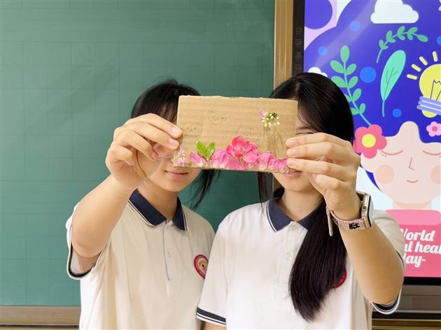 纸板上的美育之光——记棠外高中2025年“5·25我爱我”心理健康节系列活动（六）