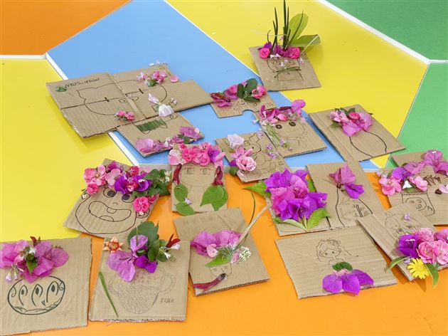 纸板上的美育之光——记棠外高中2025年“5·25我爱我”心理健康节系列活动（六）