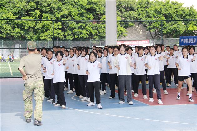 展军训成果 扬青春志气——棠外高2025级国防教育汇报表演暨队列队形比赛圆满落幕