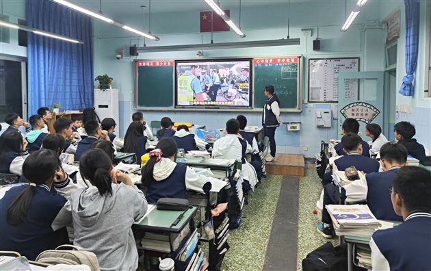 平安出行，护航青春每一步——棠外高中开展交通安全主题教育活动