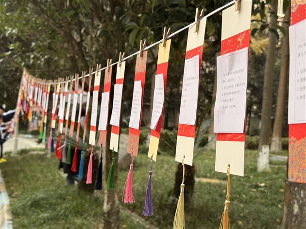 法治之光浸润校园 灯谜巧解宪法密码——棠外初中2025年宪法宣传周系列活动之法治游园会(一) 