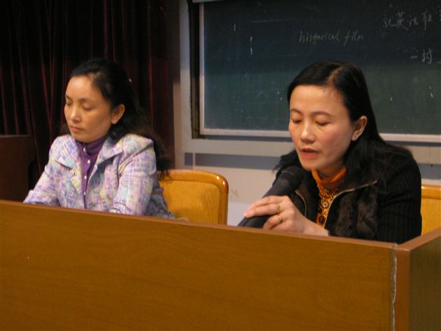 年级组长邱玲老师讲话