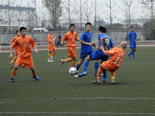 辽宁青少年男子足球队访问棠中外语学校(五)