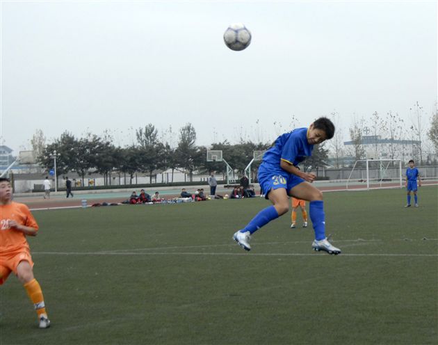 辽宁青少年男子足球队访问棠中外语学校(七)