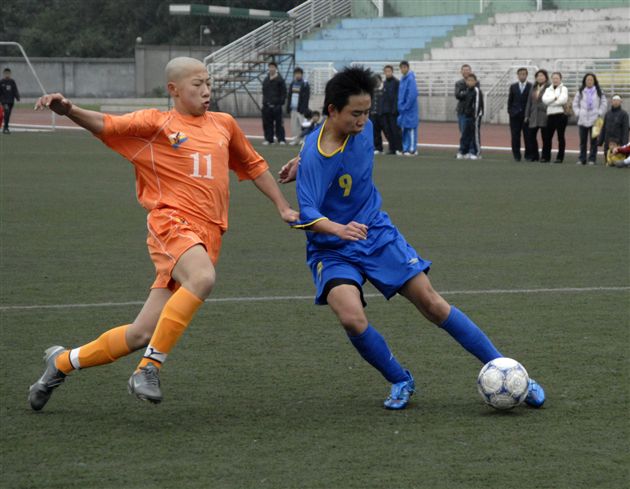 辽宁青少年男子足球队访问棠中外语学校(十二)
