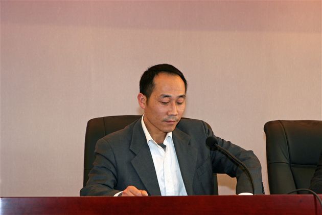 复习班王宗伟组长发言