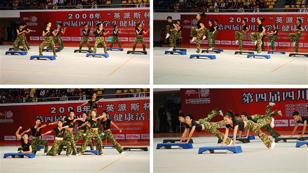 棠中外语学校代表队喜摘省健美操大赛桂冠(四)