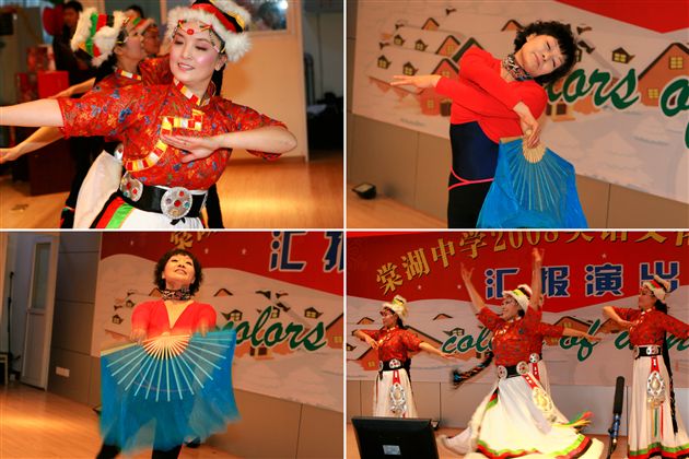 后勤组舞蹈掠影</p><p>　　