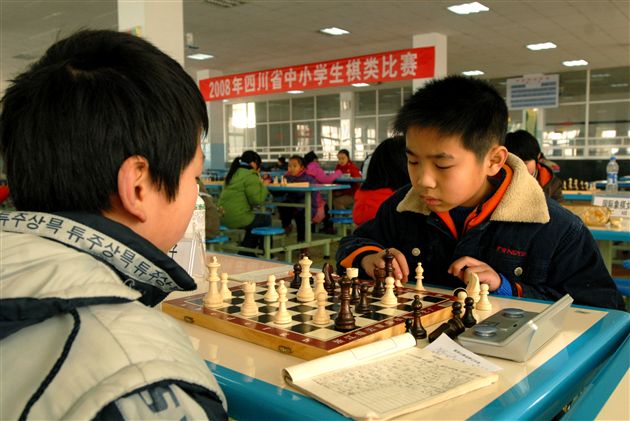 承办2008年省中小学生棋类比赛