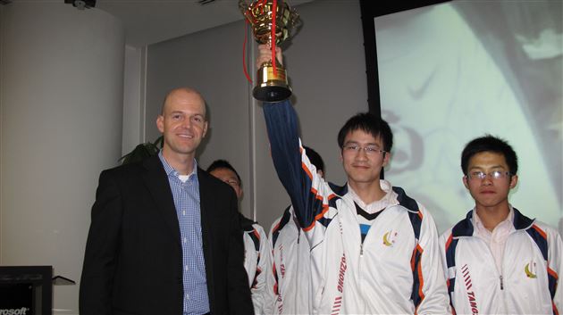 2010年“微软中国”知识产权保护颁奖现场2