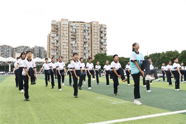 棠外初中第23届队列队形暨跑操比赛圆满举行 